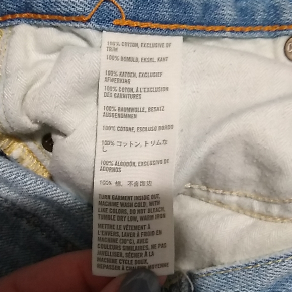 Hollister Light Wash Distressed Boyfriend Jeans 27 - Picture 6 of 6